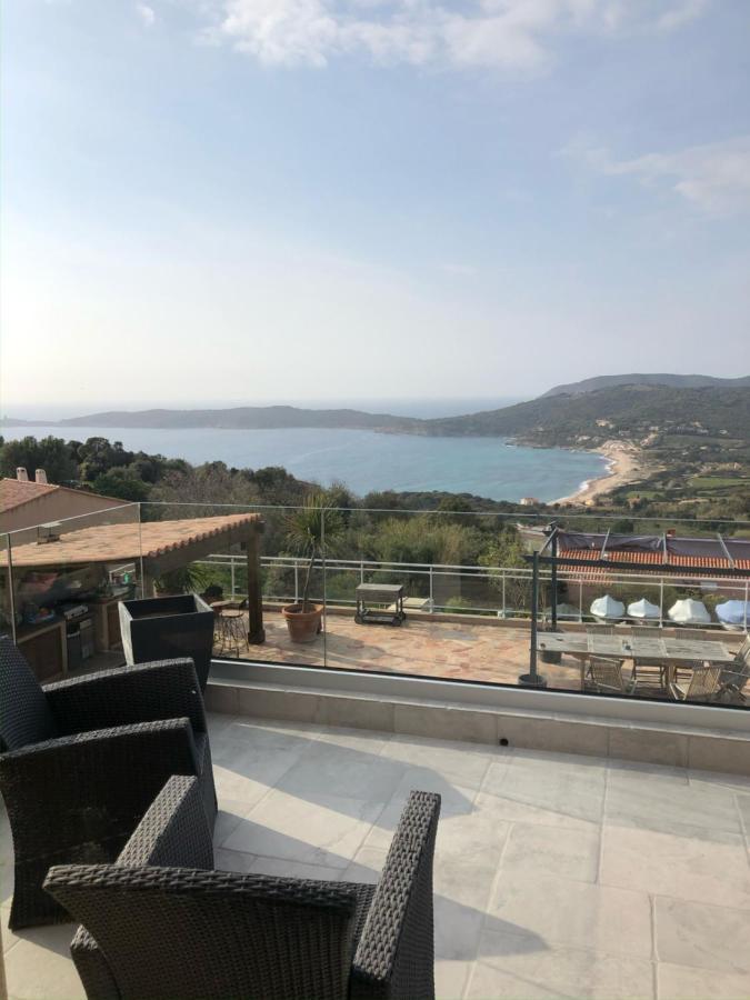 Haut De Villa - Vue Mer Avec Coucher De Soleil Каржез Экстерьер фото